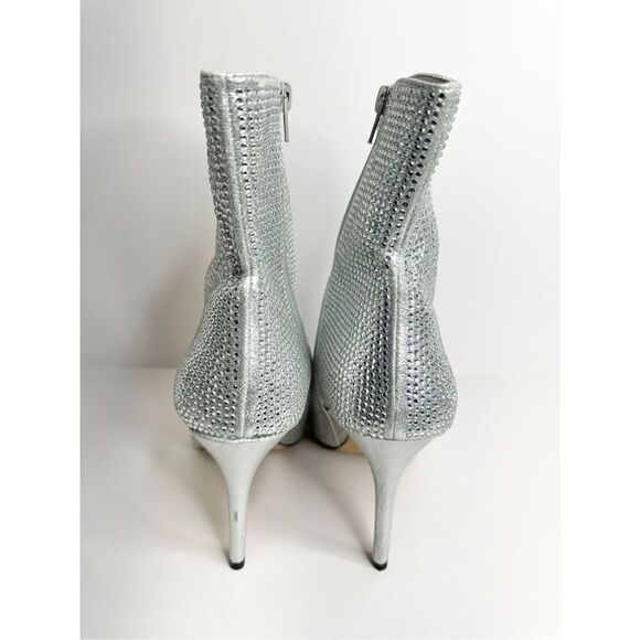 BP Ankle Booties Size 8.5 Athenna Crystal Pointed Toe High Heel Boots - Picture 7 of 10
